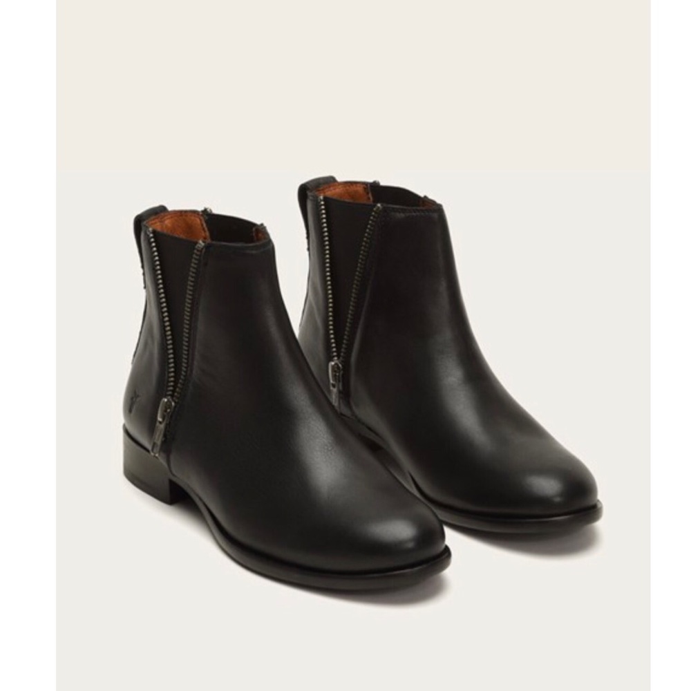Frye Carly Zip Booties